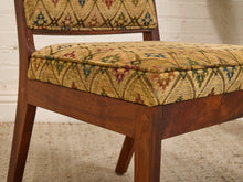 Load image into Gallery viewer, Set of 6 Vintage Chairs with Jacquard Fabric
