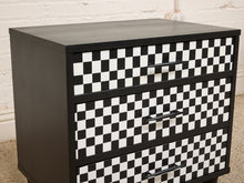 Load image into Gallery viewer, Black and White Nightstand
