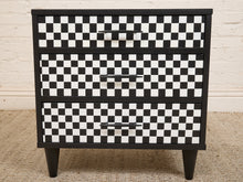 Load image into Gallery viewer, Black and White Nightstand
