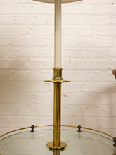 Load image into Gallery viewer, Brass Floor Lamp with Table
