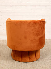Load image into Gallery viewer, Burnt Orange Swivel Chair
