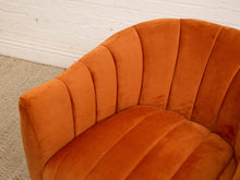 Load image into Gallery viewer, Burnt Orange Swivel Chair
