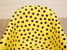 Load image into Gallery viewer, Yellow Black Dot Chair
