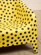 Load image into Gallery viewer, Yellow Black Dot Chair
