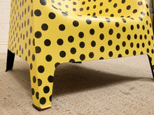 Load image into Gallery viewer, Yellow Black Dot Chair
