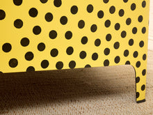Load image into Gallery viewer, Yellow Black Dot Chair
