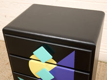 Load image into Gallery viewer, Tall Nightstand Memphis Style
