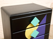 Load image into Gallery viewer, Tall Nightstand Memphis Style
