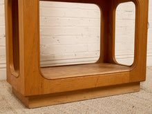 Load image into Gallery viewer, Oak Vintage Bookshelf with Glass
