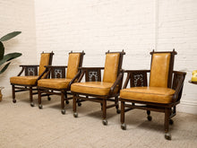 Load image into Gallery viewer, Orange Vintage Mid Century Armchairs
