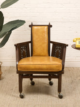 Load image into Gallery viewer, Orange Vintage Mid Century Armchairs
