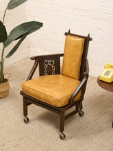 Load image into Gallery viewer, Orange Vintage Mid Century Armchairs
