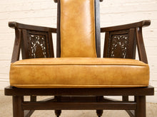 Load image into Gallery viewer, Orange Vintage Mid Century Armchairs
