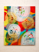 Load image into Gallery viewer, Chromatic Orbits by Julio De La Concha Large Contemporary Abstract Painting
