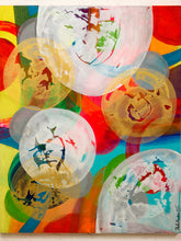 Load image into Gallery viewer, Chromatic Orbits by Julio De La Concha Large Contemporary Abstract Painting
