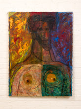 Load image into Gallery viewer, Duality by Spencer Collins Large Expressionist Figurative Painting with Abstract Faces
