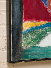 Load image into Gallery viewer, Cubist Portrait by Spencer Collins Large Geometric Expressionist Painting
