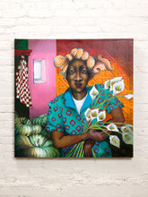 Load image into Gallery viewer, Calla Lilies by Jan du Toit South African Figurative Portrait Painting
