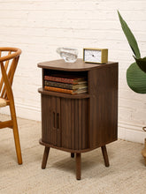 Load image into Gallery viewer, Tambour Door Nightstand
