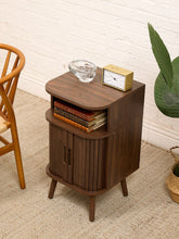 Load image into Gallery viewer, Tambour Door Nightstand
