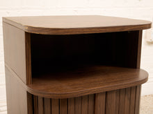 Load image into Gallery viewer, Tambour Door Nightstand
