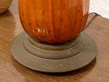 Load image into Gallery viewer, Murano Orange Lamp
