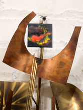 Load image into Gallery viewer, Mid-Century Modern Brutalist Wall Sculpture is a Copper and Brass Art Piece likely Designed by William Vose for Curtis Jere
