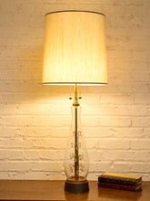 Load image into Gallery viewer, Vintage Table Lamp with Crystals Inside
