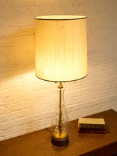 Load image into Gallery viewer, Vintage Table Lamp with Crystals Inside
