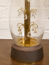 Load image into Gallery viewer, Vintage Table Lamp with Crystals Inside
