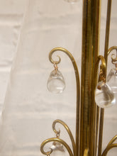 Load image into Gallery viewer, Vintage Table Lamp with Crystals Inside
