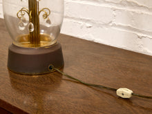 Load image into Gallery viewer, Vintage Table Lamp with Crystals Inside

