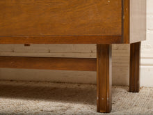 Load image into Gallery viewer, Vintage Mid-Century Modern Walnut Nine-Drawer Dresser with Inlay
