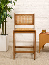 Load image into Gallery viewer, Oak Vintage Rattan Chair
