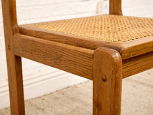 Load image into Gallery viewer, Oak Vintage Rattan Chair
