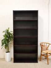 Load image into Gallery viewer, Tall Black Shelf Great for LPs
