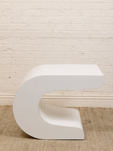 Load image into Gallery viewer, Pierre Cardin White Lacquer Waterfall Side Table
