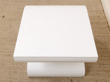 Load image into Gallery viewer, Pierre Cardin White Lacquer Waterfall Side Table
