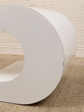 Load image into Gallery viewer, Pierre Cardin White Lacquer Waterfall Side Table
