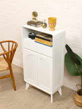 Load image into Gallery viewer, White Tall Narrow Cabinet
