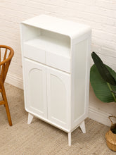 Load image into Gallery viewer, White Tall Narrow Cabinet
