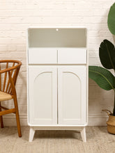 Load image into Gallery viewer, White Tall Narrow Cabinet
