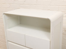 Load image into Gallery viewer, White Tall Narrow Cabinet
