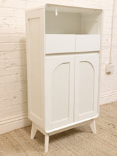 Load image into Gallery viewer, White Tall Narrow Cabinet
