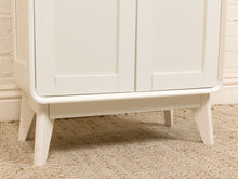 Load image into Gallery viewer, White Tall Narrow Cabinet
