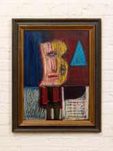 Load image into Gallery viewer, Geometric Figure by Spencer Collins Expressionist Portrait with Cubist Forms
