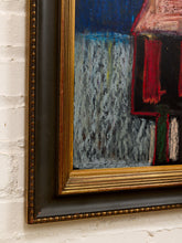 Load image into Gallery viewer, Geometric Figure by Spencer Collins Expressionist Portrait with Cubist Forms
