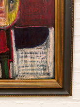 Load image into Gallery viewer, Geometric Figure by Spencer Collins Expressionist Portrait with Cubist Forms
