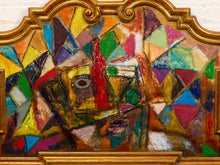 Load image into Gallery viewer, Fractured Visage by Spencer Collins Cubist Expressionist Portrait in Ornate Gilt Frame
