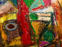 Load image into Gallery viewer, Fractured Visage by Spencer Collins Cubist Expressionist Portrait in Ornate Gilt Frame
